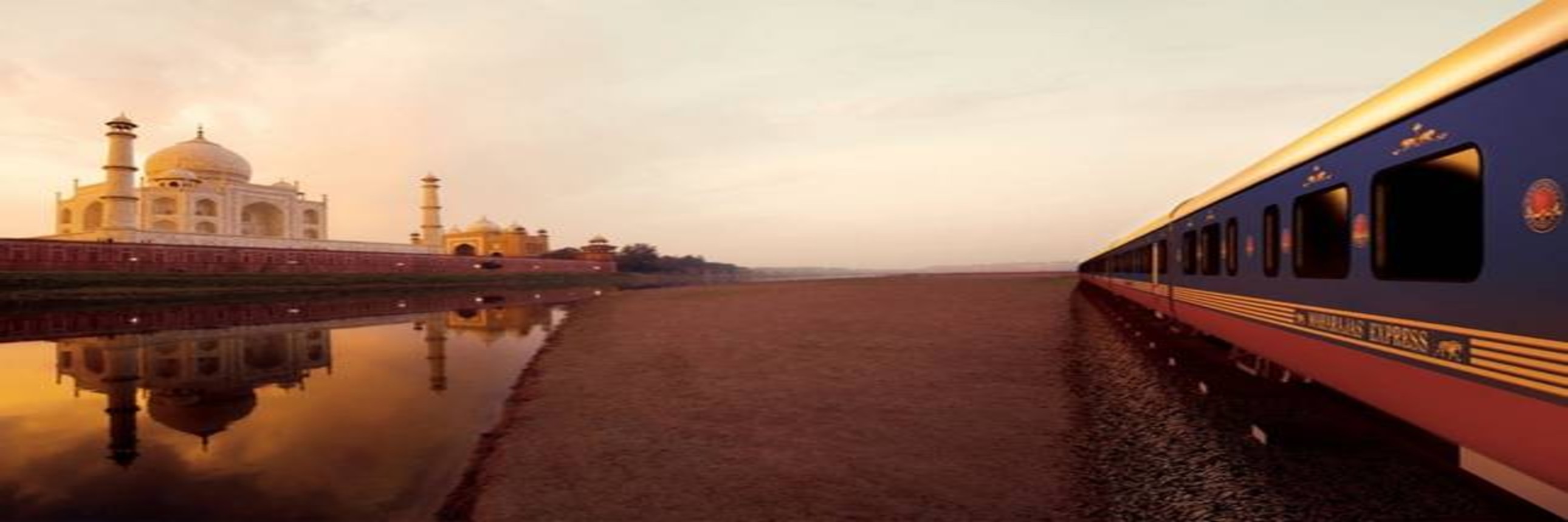 Taj Mahal by Gatimaan Express